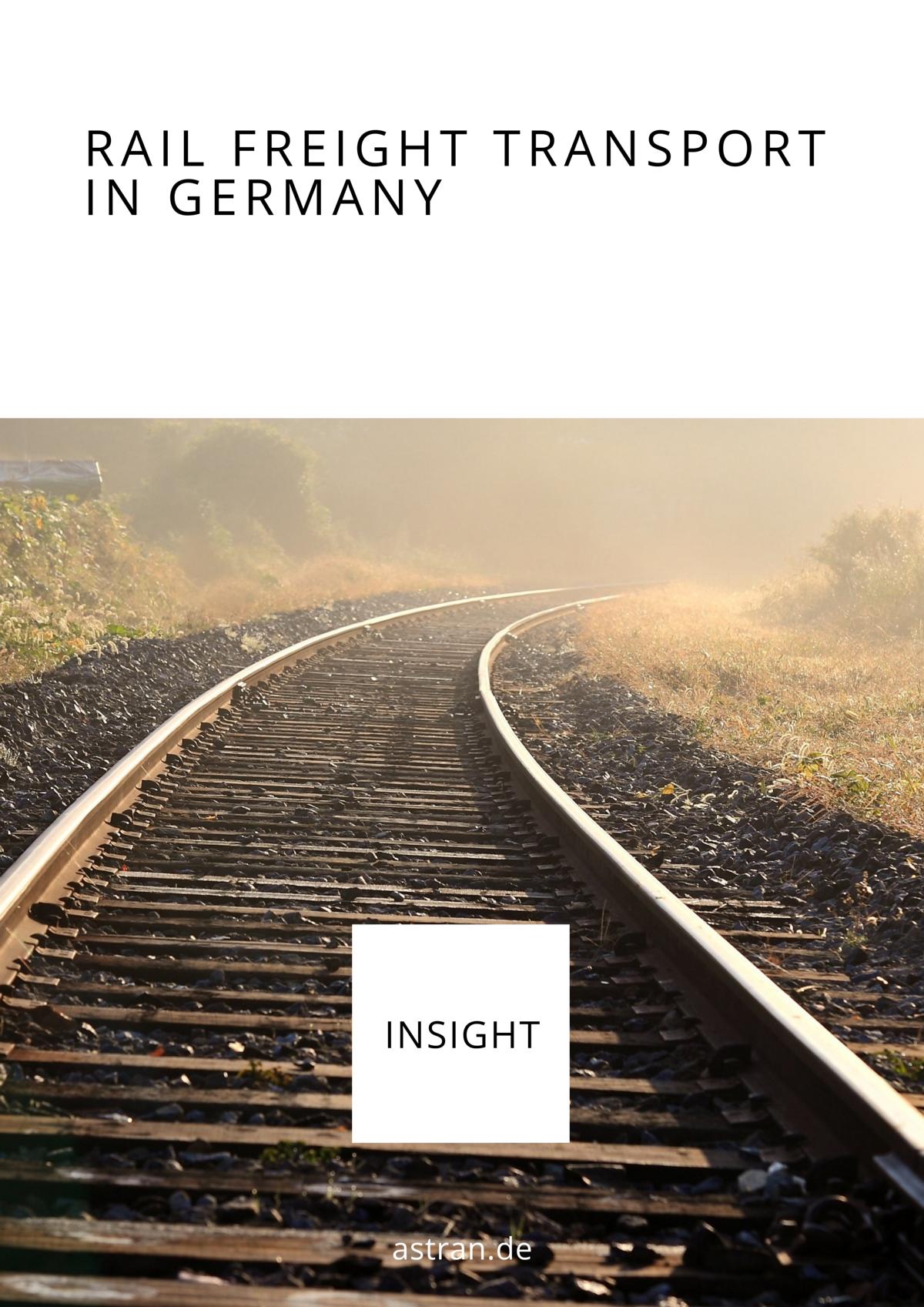 Schienengüterverkehr in Deutschland - Deckblatt en